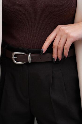 MODAM HİFA Oxide Buckle Women's Belt Trouser Belt Classic Belt