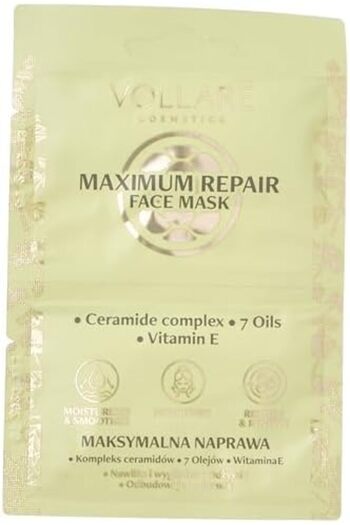 Vollare Maximum Repair Mask 2×5 ml Transparent from Foller