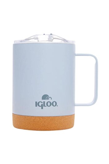 IGLOO Steel Mug Thermos - - Cork - 350ml - Smoke Blue - 205696