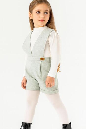 RAPAPA Girl's Salopet Set with Pantyhose |   3-Piece Combination Set 1552Y