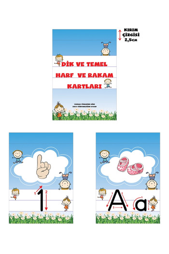 heptex Illustrated Letter and Number Cards to Help Students Read for Grades 1 and up