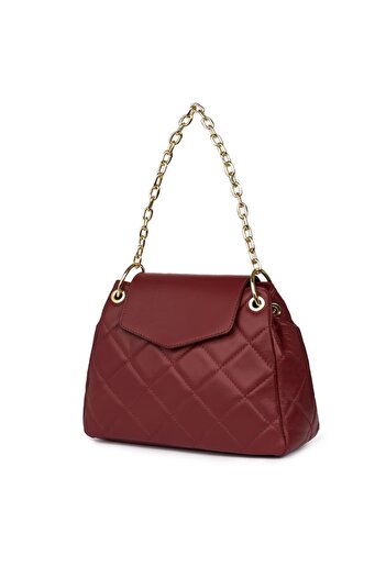 myOwn Evia quilted leather bag, bordeaux