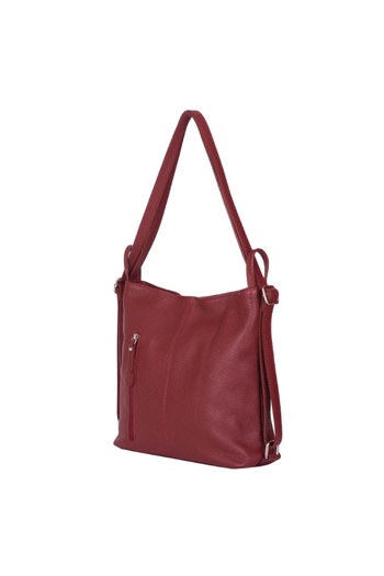 myOwn Alesandra 2-in-1 genuine leather backpack in dark green