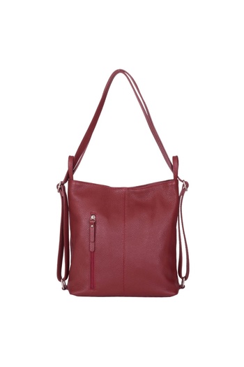 myOwn Alesandra 2-in-1 genuine leather backpack in dark green