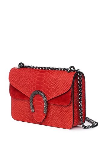 myOwn Women's handbag made of genuine leather Diane red