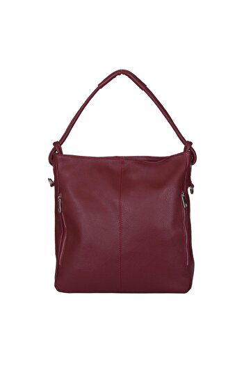 myOwn Women's genuine leather bag Mia dark red