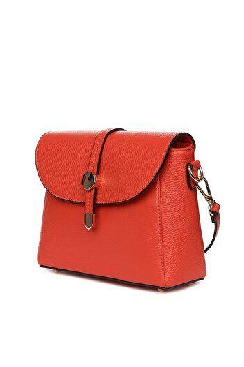 myOwn Women's purse made of genuine leather Laguna orange