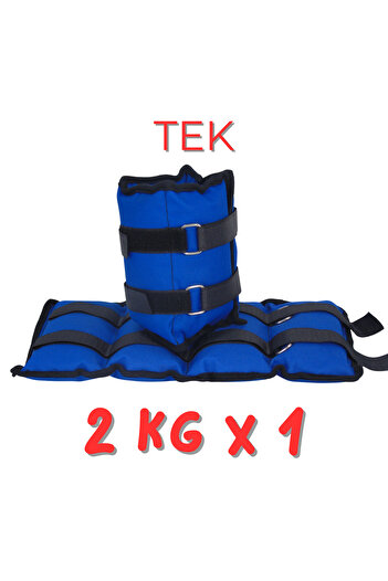 Om 2 kg 1 buc. Greutate albastră pentru mâini și glezne, terapie fizică, exercițiu de reabilitare, greutate de nisip