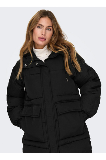 ONLY Black Women's Coat Onlfie Oversized Puffer Coat Otw