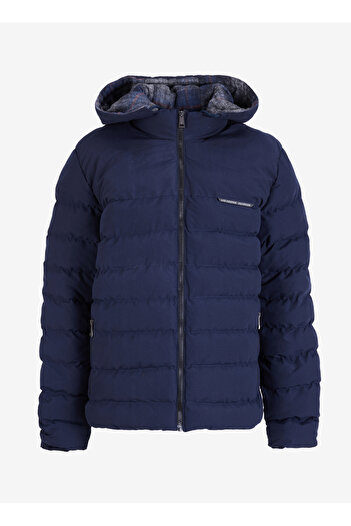 Lee Cooper Синій чоловічий пальто 251 LCM 232016 GLORY LACİVERT