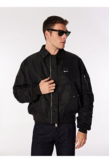 Karl Lagerfeld KLJ PADDED BOMBER Siyah Erkek Mont 245D1501