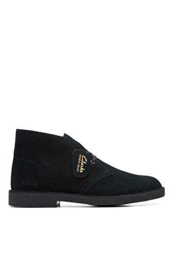 CLARKS Siyah Erkek Süet Bot Desert Bt Evo