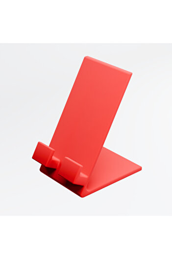 Black Edge Phone Stand & Tablet Holder Sturdy Base, Space-Saving Desk Organizer Compatible with Smartphones