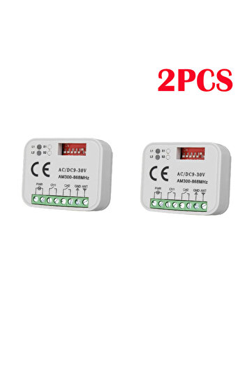 Choice 2PCS Universal Frequency 300-868MHz Rolling and Fixed Code & Learning Code Garage Door Remote Contro