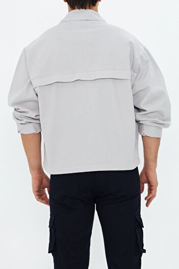 Oyga Erkek Oversize Kalıp Denim Kot Ceket