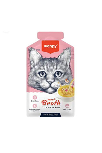 Schesir Tuna and Shrimp Broth for Cats 50g