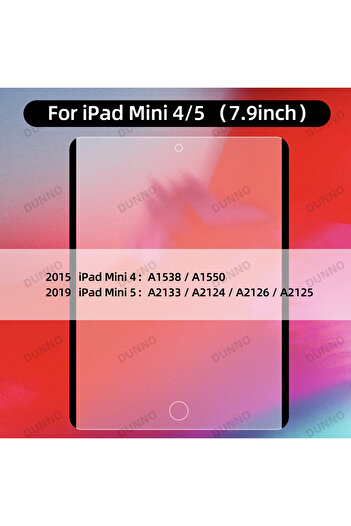 Choice واقي شاشة من الورق المقوى لجهاز iPad Mini 4 5 لأجهزة iPad Air 11 بوصة 2024 Pro 11/12.9 Air 4 5 10/9/8/7th