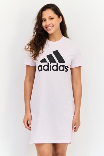 adidas Women Sportswear Fit Brand Logo Outdoor Dress, Light Purple