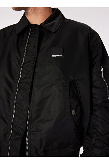Karl Lagerfeld KLJ PADDED BOMBER Siyah Erkek Mont 245D1501
