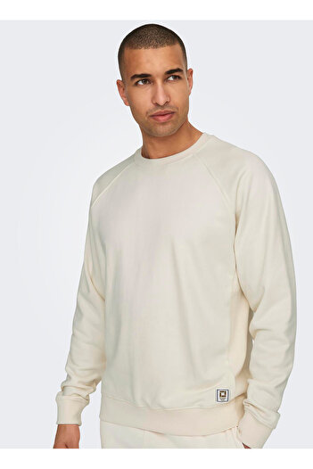 Only & Sons Ανδρικό φούτερ με επίπεδη λαιμόκοψη ONSMICHI LIFE REG CREW NECK SWEAT
