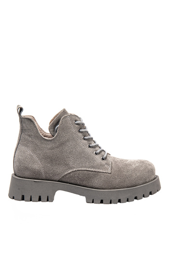 Bulldozer Γκρι Γυναικείες Μπότες Suede BUL-250736