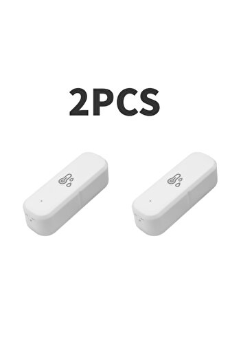 Choice 2 Pieces Smart Home 2.4G WIFI Temperature And Humidity Sensor Tuya APP Remote Control SmartLife Work
