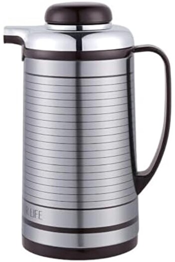 LYNX Insulated Thermos Coffee Bottle by - LY-1101, 1 Liter, Double-Wall Vacuum, Stainless Steel