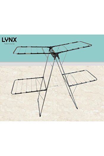 LYNX Clothes Drying Racks - Foldable, Portable, Space-Saving, Rust-Resistant - Indoor & Outdoor Dryi