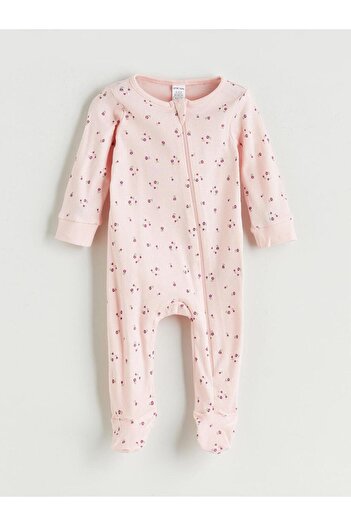 LC Waikiki Crew Neck Baby Girl Romper 2-Piece Set (W5)