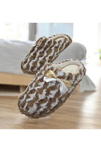 Lion Women's Towel Fabric Inside Home Slippers