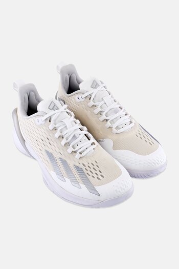adidas Women Adizero Cybersonic Lace Up Tennis Shoes, White
