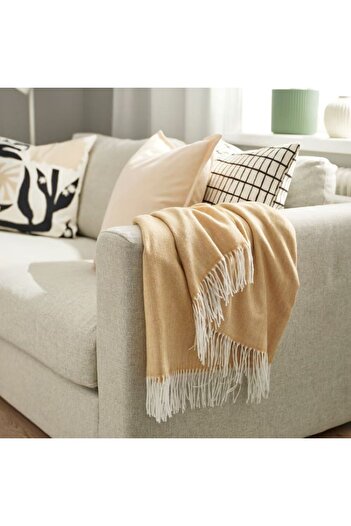 IKEA Cover, beige-yellow, 120x160 cm