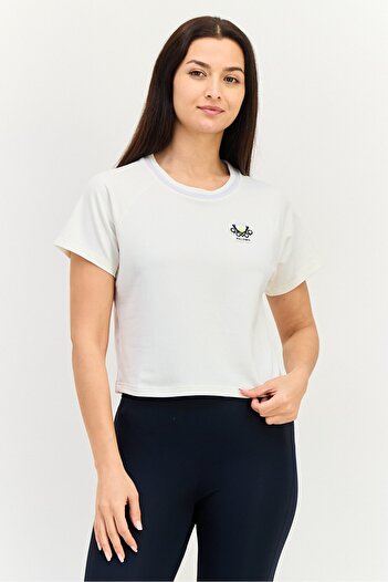 Puma X Palomo Women Sportswear Fit Short Sleeve Training T-Shirt, White