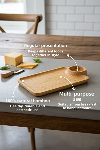 Bambum Pappion Cheese Serving Plate
