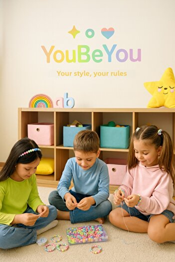 uniquehobby Hobby Παιδικό Σετ Κατασκευής Κοσμημάτων 2 - Παιδικό Σετ Κατασκευής Κοσμημάτων με Χάντρες - Σετ Κατασκευής Βραχιόλι