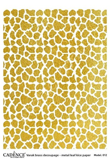 Cadence Gold Leaf Rice Decoapaj Paper - Model 12