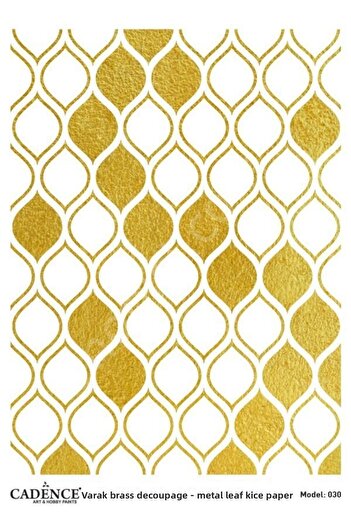 Cadence Gold Leaf Rice Decoapaj Paper - Model 30