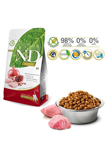N&D 1.5 Kg Grain-Free Chicken and Pomegranate Baby - Pregnant and Breastfeeding Cat Food