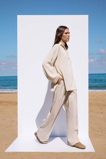 Trendyol Collection Ecru More Sustainable Knitwear Sweater Twoaw24Kz01119