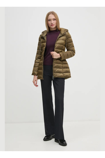 Sisley Khaki Women's Coat 2E3Xln044