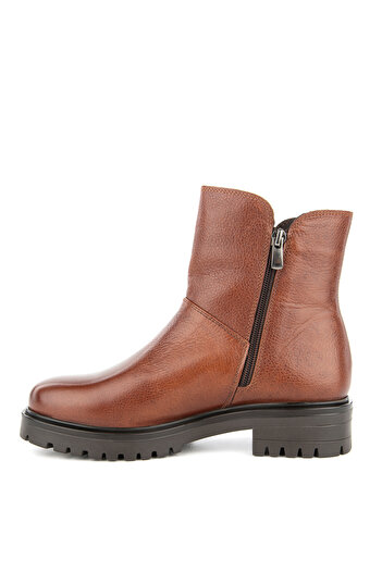 Hush Puppies Tan Γυναικείες Δερμάτινες Μπότες 725029-014