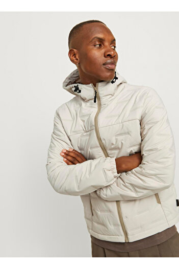 Jack & Jones Ekru Erkek Mont 12260478_JCOSONIC LIGHT JACKET SN