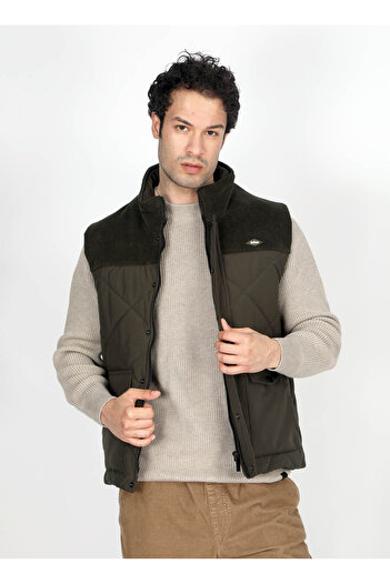 Lee Cooper Men's Khaki Vest - 251 Lcm, 235003   Cliff Khaki