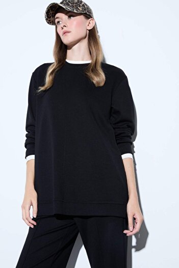 DeFacto Regular Fit Crew Neck Long Sleeve Tunic F5117Ax25Au