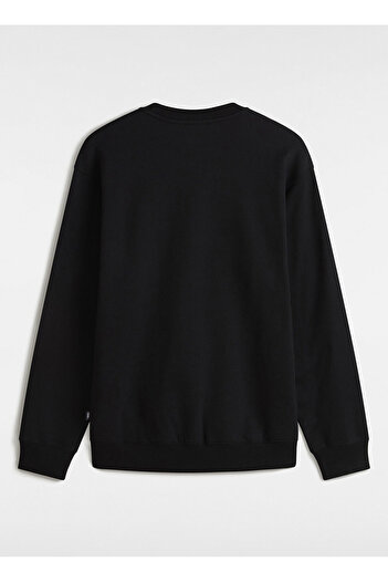 Vans Черно мъжко суитшърт с редовна кройка и велосипедна яка VN000HPRBLK1-Style Guy Loose Crew