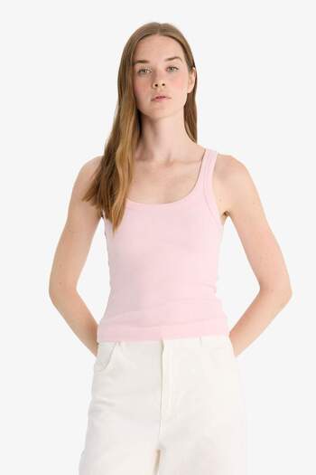 DeFacto Fitted U Yaka Fitilli Kaşkorse Atlet F7818AX25AU