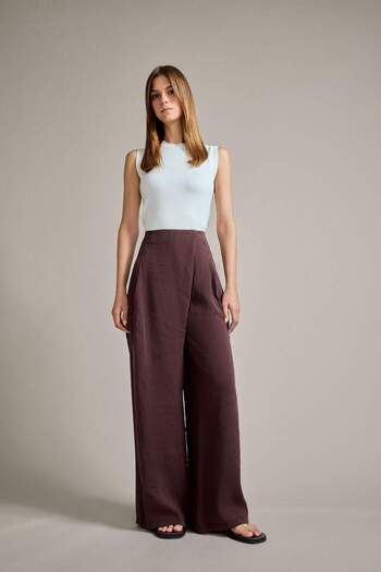 DeFacto Wide Leg Wide Loose-Fit Pants G2722Ax25Au