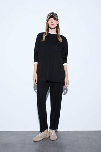 DeFacto Regular Fit Crew Neck Long Sleeve Tunic F5117Ax25Au