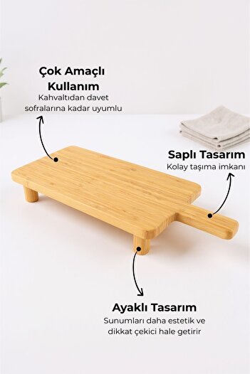 Bambum Mogni Footed Presentation Tray Large