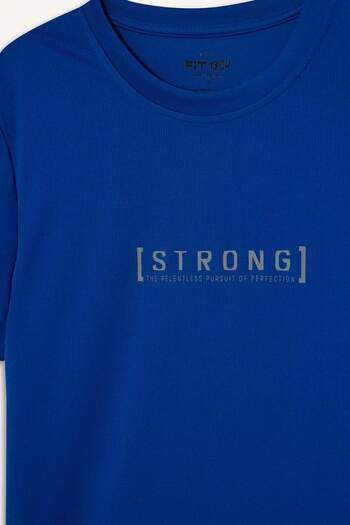 DeFacto Defactofit Slim Fit Tight Fit Crew Neck Printed Athlete Short Sleeve T-Shirt G2499Ax25Au